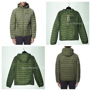 Merrell Hooded Mixed Media Puffer Softshell